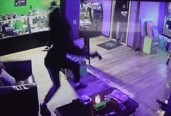 A screengrab of the shootout.