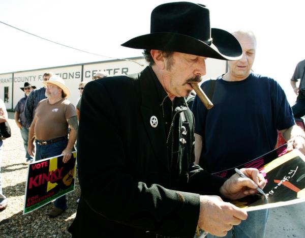 Kinky Friedman running for governor of Texas