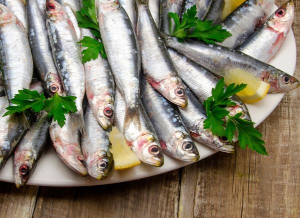 Sardines are high in nutrients that benefit skin. 