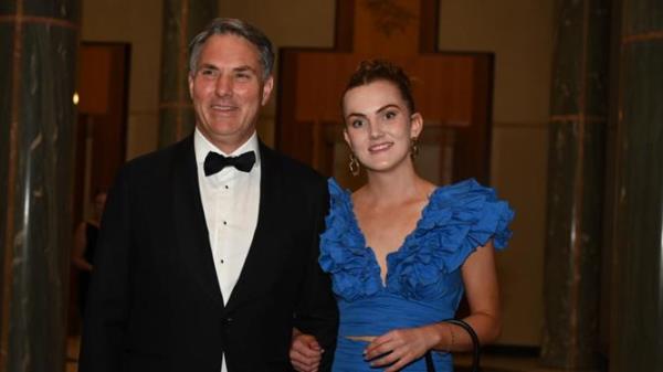 Deputy Prime Minister Richard Marles and his daughter. NewsWire/ Martin Ollman