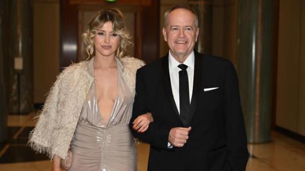 MP Bill Shorten was joined by his daughter Georgette Shorten at the ball, who wore a glamorous dress. NewsWire/ Martin Ollman