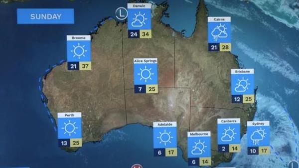 Bureau of Meteorology meteorologist Jo<em></em>nathon How said showers would build around the north coast of NSW late in the afternoon. BOM