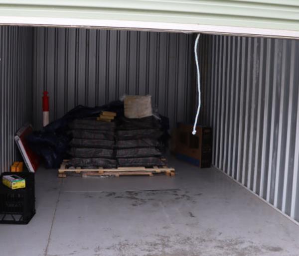 A storage shed in Lake Macquarie, wher<em></em>e police allegedly located some of the cocaine.