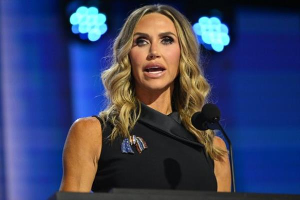 Lara Trump, co-chair of the Republican Natio<em></em>nal Committee, speaks during the Republican Natio<em></em>nal Co<em></em>nvention (RNC) in July.