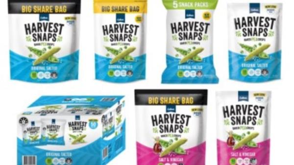 Harvest Snaps baked pea crisps have been recalled from retailers natio<em></em>nwide after an undeclared allergen was found. Supplied