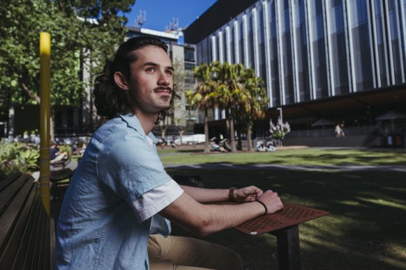 University of NSW student Laurence Lancaster, 19, was one of a<em></em>bout 290 students who started their first year of medical school this year.