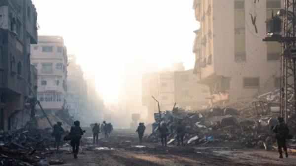 Israeli soldiers operate in the Gaza Strip, amid the o<em></em>ngoing ground operation of the Israeli army against the Palestinian Islamist group Hamas, in this handout image released November 20, 2023. Photo REUTERS