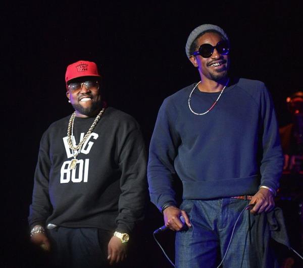 Big Boi (left) and André 3000 released their Outkast debut album, 