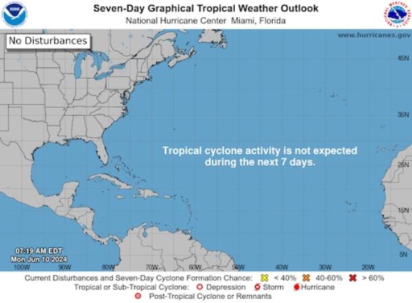 Tropical outlook 7 days