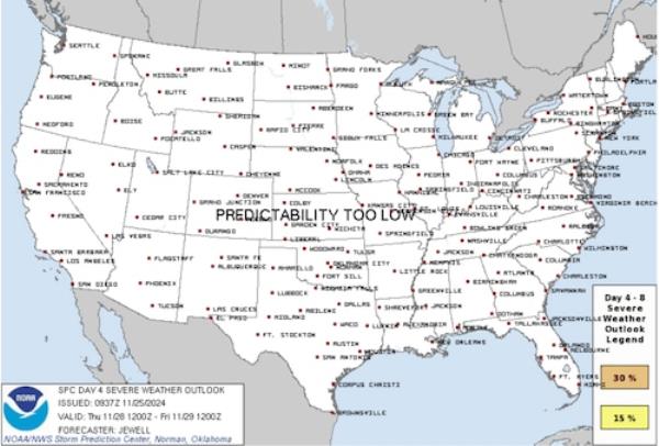 Thursday severe outlook