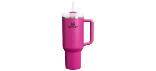 Fuchsia on white background