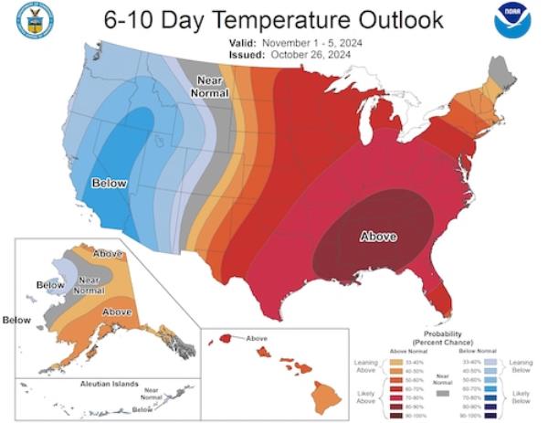 6-10 day temp outlook