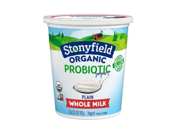Sto<em></em>nyfield Organic Whole Milk Probiotic Yogurt, Plain