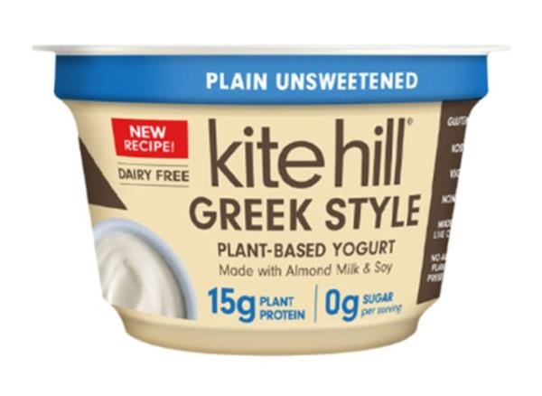 Kite Hill Plain Unsweetened Greek Style Plant-ba<em></em>sed Yogurt