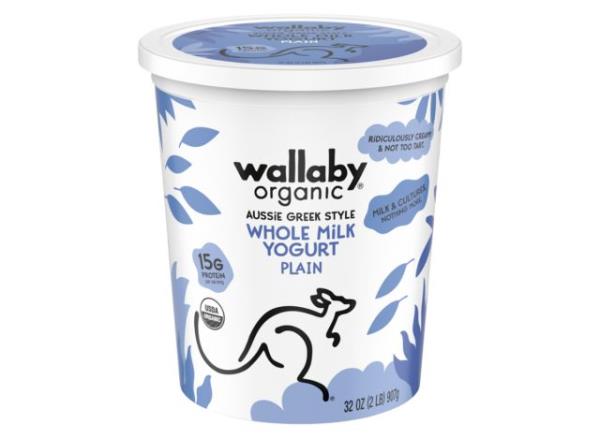 wallaby organic whole milk yogurt