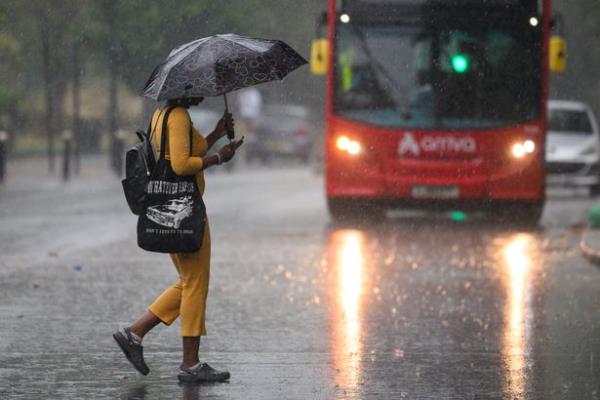 It's expected a hellish downpour will hit in just 24 hours' time