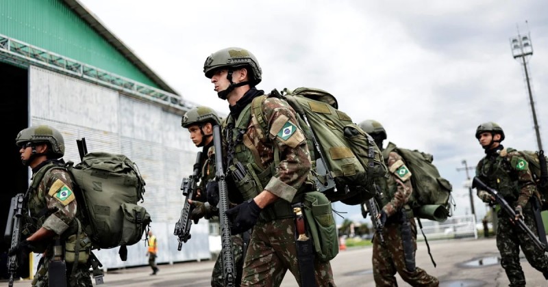 The Brazilian Army intensified its military operations on the border with Venezuela and Guyana