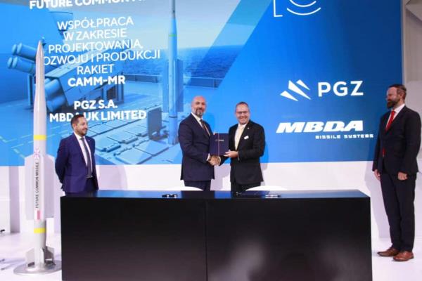 MBDA and PGZ join forces on CAMM-MR development