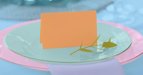 Wedding guest name tag