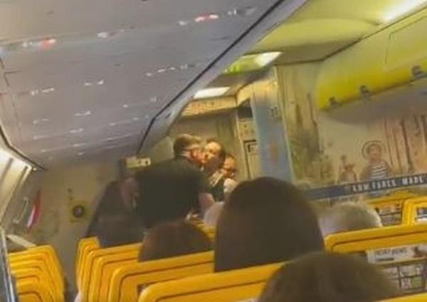 Passenger Pete Farrell was less than impressed with the bloke's antics