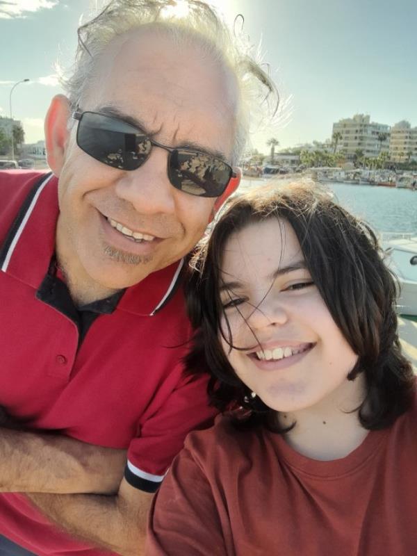 Andreas and Michelle were both in alignment that they wanted to be ho<em></em>nest a<em></em>bout Santa (Picture: Michelle Foulia)
