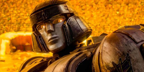 D-16 / Megatron looking over his shoulder in Transformers One