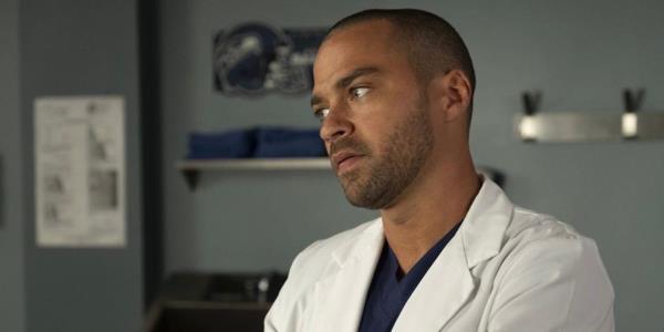 Jesse Williams Looking Intense as Jackson Avery in Grey's Anatomy