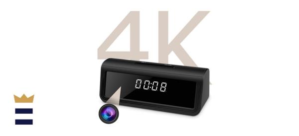 WAYMOON 4K Spy Camera Clock