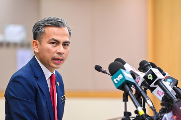 Malaysia’s digital communications minister Ahmad Fahmi Fadzil in 2022.
