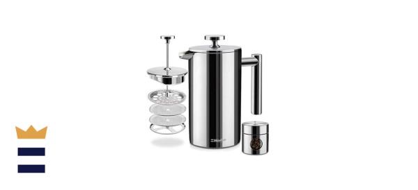 Mueller French Press Double-Insulated Stainless Steel Coffee Maker