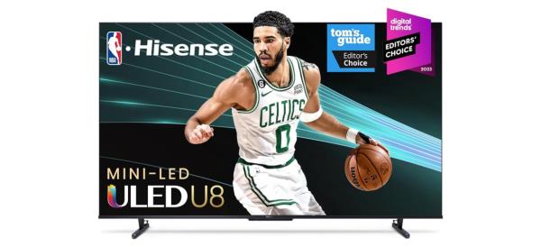 Hisense 75-Inch Class U8 Series ULED Mini-LED Google Smart TV