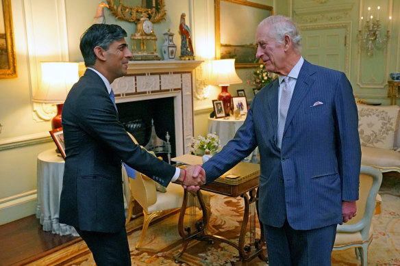The King told British PM Rishi Sunak how much the messages of goodwill had meant to him