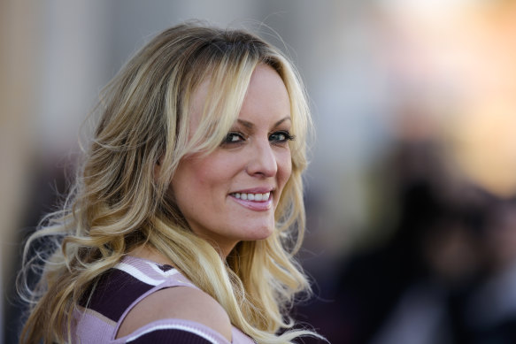 Stormy Daniels was allegedly paid $US130,000 in 2016 to keep her from going public a<em></em>bout a sexual encounter she said she had with Do<em></em>nald Trump years earlier.