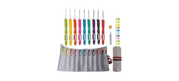 best Lewhoo Ergo<em></em>nomic Crochet Hooks Set for Arthritic Hands
