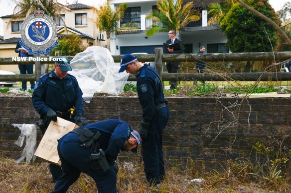 Police look for clues in the unsolved homicide of Mo<em></em>nika Chetty in 2018.