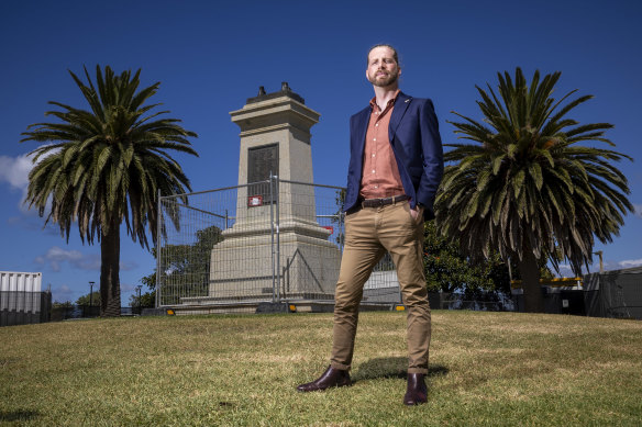 Councillor Robbie Nyaguy moved a motion to have a community co<em></em>nsultation to decide the future of the Captain Cook statue which was destroyed by an activist group on the eve of Australia Day.