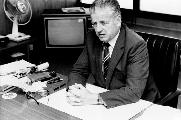 Deputy police commissio<em></em>ner Bill Allen saw Abe Saffron alone in his office six times.