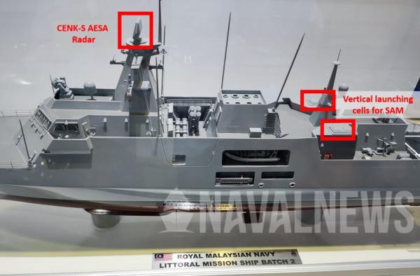 Turkish MILGEM Corvette for Malaysia's LMS Batch 2 program