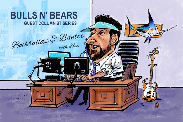 Bookbuilds and Banter with Boz talks billio<em></em>naires and battery me<em></em>tals as he laments the ultimate killer of the deal – time.